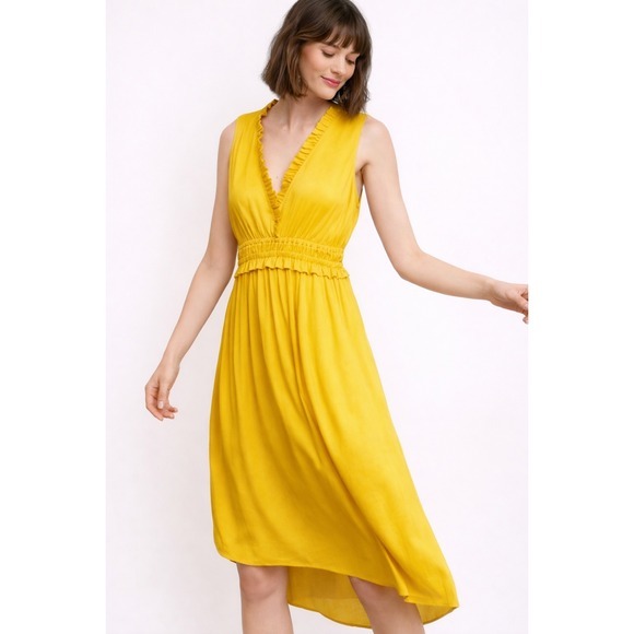 Anthropologie Dresses & Skirts - Maeve Anthropologie La‎ Habana Dress in Mango Size XS